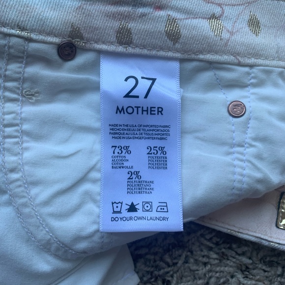 MOTHER The Looker Friends in High Places Jeans Excellent Used Condition SZ US 27 - Picture 11 of 17